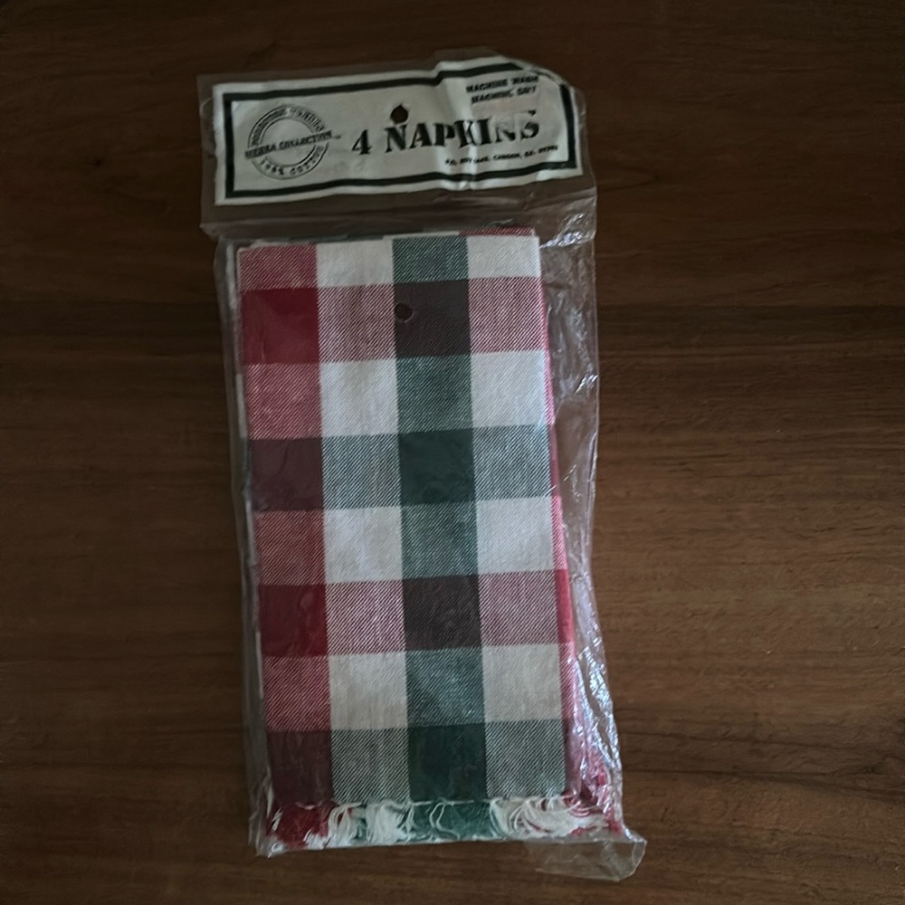 Holiday napkins